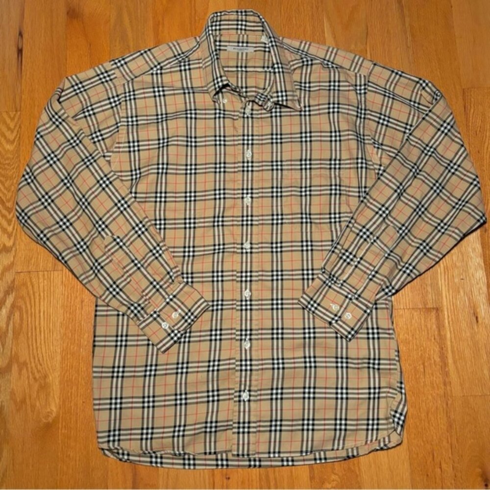 Burberry Somerton Full Print Button Shirt 🔥